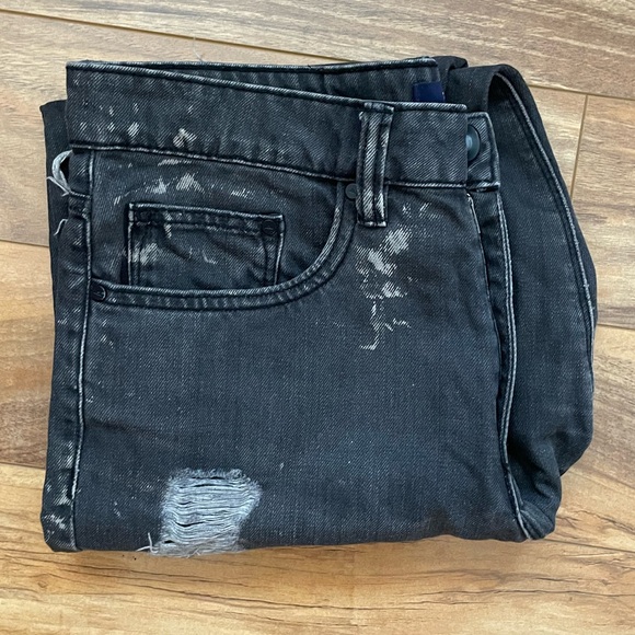 WAVEN ELSA DISTRESSED MOM JEANS - BLACK - Picture 8 of 8